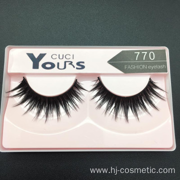 Cheap Fake eyeLashes Private Label Soft Human Hair Flash Eyelashes 10 Pairs